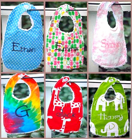personalized baby bibs for $8 personalized baby bibs for $8